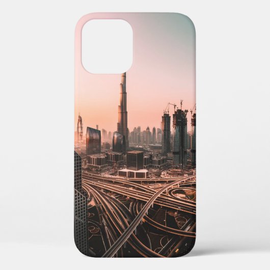 LUCHTVAARTFOTO VAN DE STAD HOOGWAARDIG OVERGEBRACH Case-Mate iPhone CASE (Achterkant)