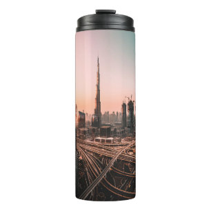 LUCHTVAARTFOTO VAN DE STAD HOOGWAARDIG OVERGEBRACH THERMOSBEKER
