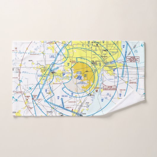 Luchtvaartgrafiek Handdoek (Handdoek)