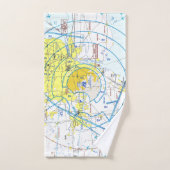 Luchtvaartgrafiek Handdoek (Handdoek)
