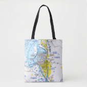 Luchtvaartgrafiek Tote Bag (Voorkant)