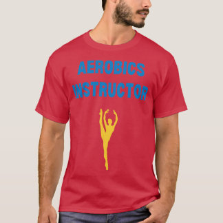 luchtvaartinstructeur werkt uit 3 t-shirt