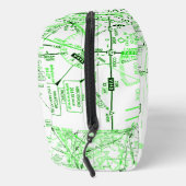 Luchtvaartkaart Dopp Kit Toilettasje (Rechts)