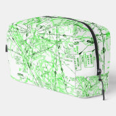 Luchtvaartkaart Dopp Kit Toilettasje (Rechterhoek)