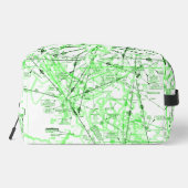 Luchtvaartkaart Dopp Kit Toilettasje (Achterkant)