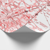 Luchtvaartkaart inpakpapier (Hoek)