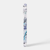 Luchtvaartkaart iPhone 15 Case (Linkerkant)