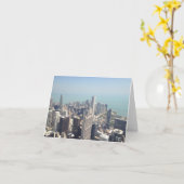 Luchtvaartkaart van Chicago — Uitzicht Kaart (Gele Bloem)