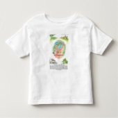 Luchtvaartkaart van Santa Clara County met sites Kinder Shirts (Voorkant)