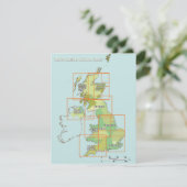 Luchtvaartkaart Verenigd Koninkrijk (Staand voorkant)