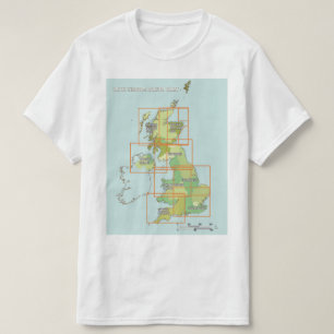 Luchtvaartkaart Verenigd Koninkrijk T-shirt
