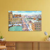 Luchtvaartkantoor Uitzicht van de Stad Canvas Afdruk (Insitu (Woonkamer))