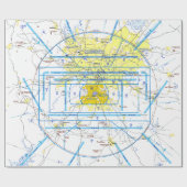 luchtvaartkartonpapier cadeaupapier (Vlak)