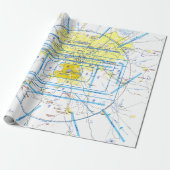 luchtvaartkartonpapier cadeaupapier (Uitgerold)