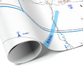 luchtvaartkartonpapier cadeaupapier (Rol Hoek)