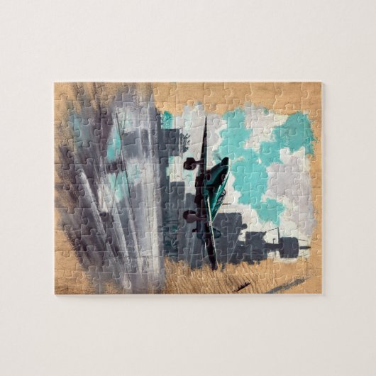  luchtvaartkunst legpuzzel (Horizontaal)