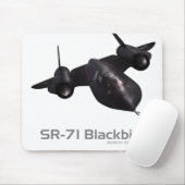 Luchtvaartkunst muismat "SR-71 Blackbird" (Met muis)