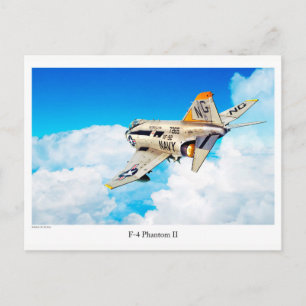 LuchtvaartkunstPrentbriefkaart "F-4 Phantom II" Briefkaart