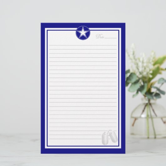 Luchtvaartmaatschappij Briefpapier (Staand voorkant)