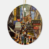  luchtvaartmaatschappij Hong Kong China Reis Keramisch Ornament (Links)