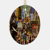  luchtvaartmaatschappij Hong Kong China Reis Keramisch Ornament (Rechts)