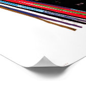  luchtvaartmaatschappij Hong Kong China Reis Poster (Hoek)