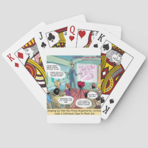 Luchtvaartmaatschappij LifeCoach Klasse Grappig Pokerkaarten