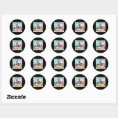 Luchtvaartmaatschappij LifeCoach Klasse Grappig Ronde Sticker (Vel)