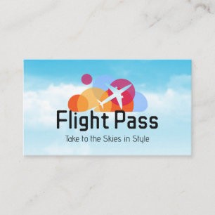 Luchtvaartmaatschappij Logo   Vlucht Visitekaartje