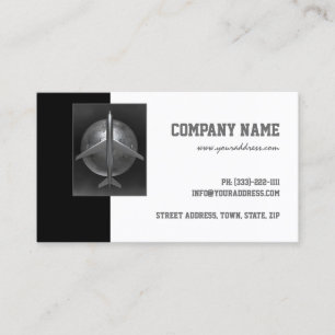 Luchtvaartmaatschappij Metal Airbus World Travel K Visitekaartje