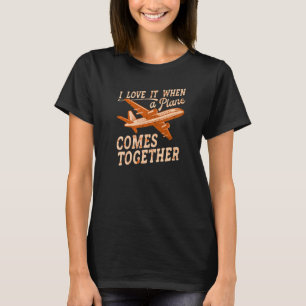 Luchtvaartmaatschappij Piloot Luchtvaart Thema Pun T-shirt