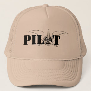 Luchtvaartmaatschappij Pilot Vliegtuig Engine and  Trucker Pet