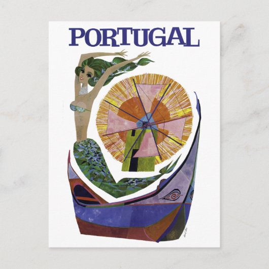 luchtvaartmaatschappij Portugal Briefkaart (Voorkant)