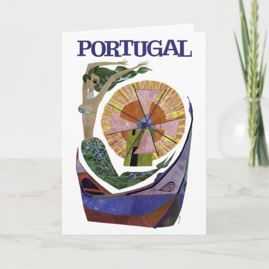  luchtvaartmaatschappij Portugal Reis Briefkaart (Voorkant)
