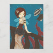 Luchtvaartmaatschappij van Sky - Steampunk Briefkaart (Voorkant)