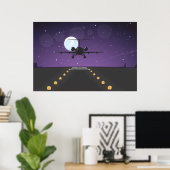 luchtvaartmaatschappij vertrek poster (Thuiskantoor)