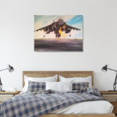 LUCHTVAARTMAATSCHAPPIJ VOOR VLIEGTUIG VAN VLIEGTUI CANVAS AFDRUK (Insitu (Slaapkamer))