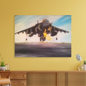 LUCHTVAARTMAATSCHAPPIJ VOOR VLIEGTUIG VAN VLIEGTUI CANVAS AFDRUK (Insitu (Woonkamer))