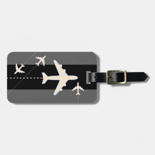 luchtvaartmaatschappijen bagagelabel (Voorkant horizontaal)