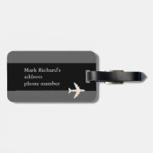 luchtvaartmaatschappijen bagagelabel (Achterkant horizontaal)