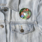 LUCHTVAARTMAATSCHAPPIJEN EN DE KATTING VAN CHESHIR RONDE BUTTON 5,7 CM (In situ)