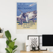 Luchtvaartmechanisme Poster (Thuiskantoor)