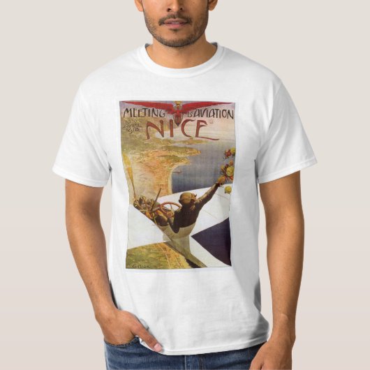 Luchtvaartmeeting van Nice T-shirt (Voorkant)