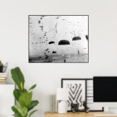 Luchtvaartmissie tijdens WW2-schildering Poster (Thuiskantoor)