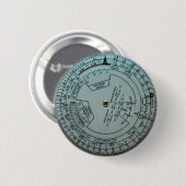 Luchtvaartnavigatiecomputer Ronde Button 5,7 Cm (Voorkant /achterkant)