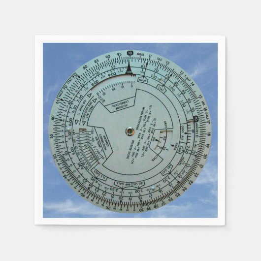 Luchtvaartnavigatiecomputer Servet (Voorkant)