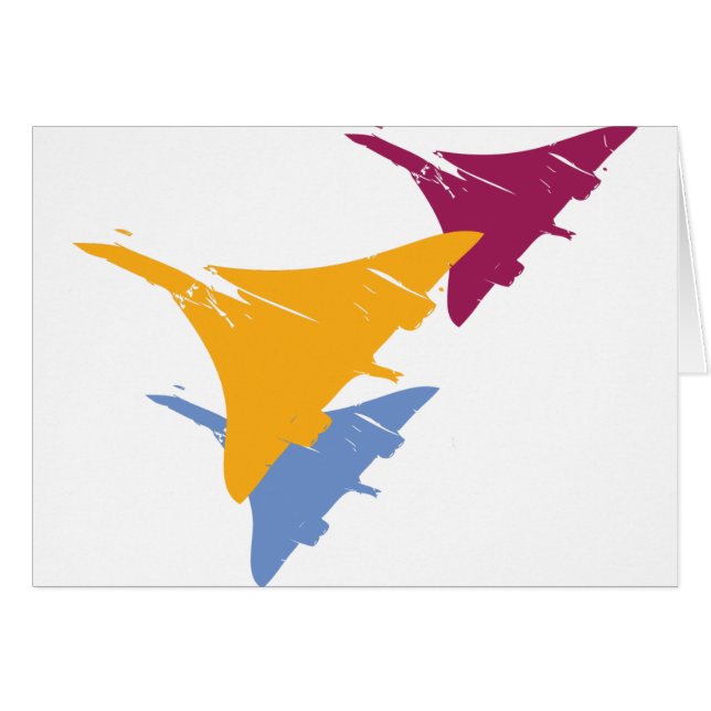 Luchtvaartontwerp voor reconcorde Jet Airplane (Voorkant Horizontaal)