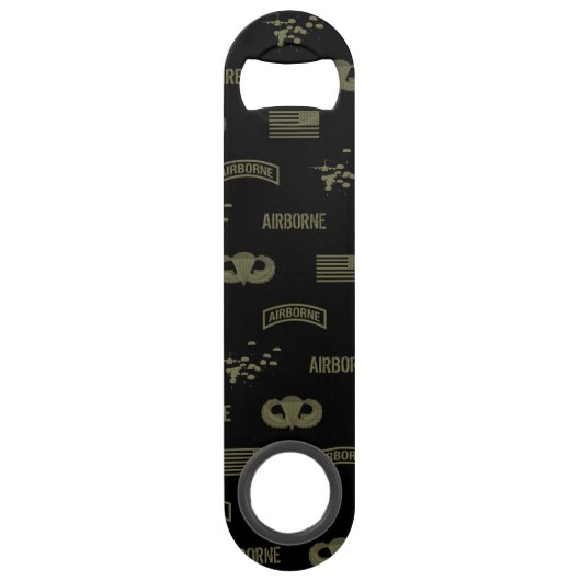 Luchtvaartpatroon (groen) speed flessenopener (Voorkant)