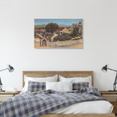 Luchtvaartpersoneel Uitzicht van de gehele missie Canvas Afdruk (Insitu (Slaapkamer))