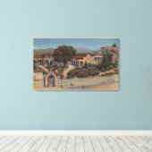 Luchtvaartpersoneel Uitzicht van de gehele missie Canvas Afdruk (Insitu (Houten vloer))